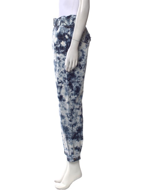 La Vie Rebecca Taylor Tie-Dye Print Skinny Leg Pants