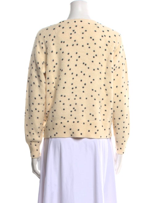 La Vie Rebecca Taylor Wool Printed Sweater