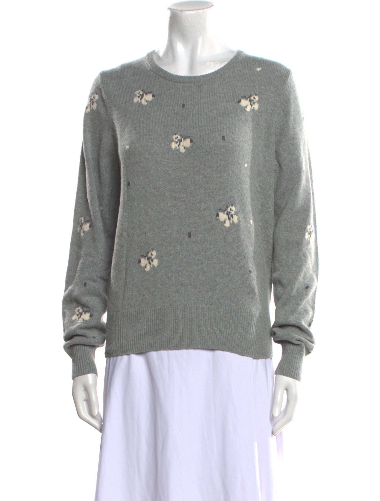 La Vie Rebecca Taylor Wool Crew Neck Sweater