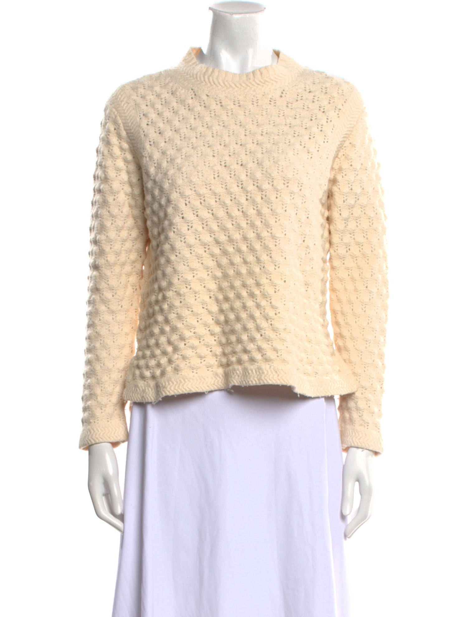 La Vie Rebecca Taylor Wool Crew Neck Sweater