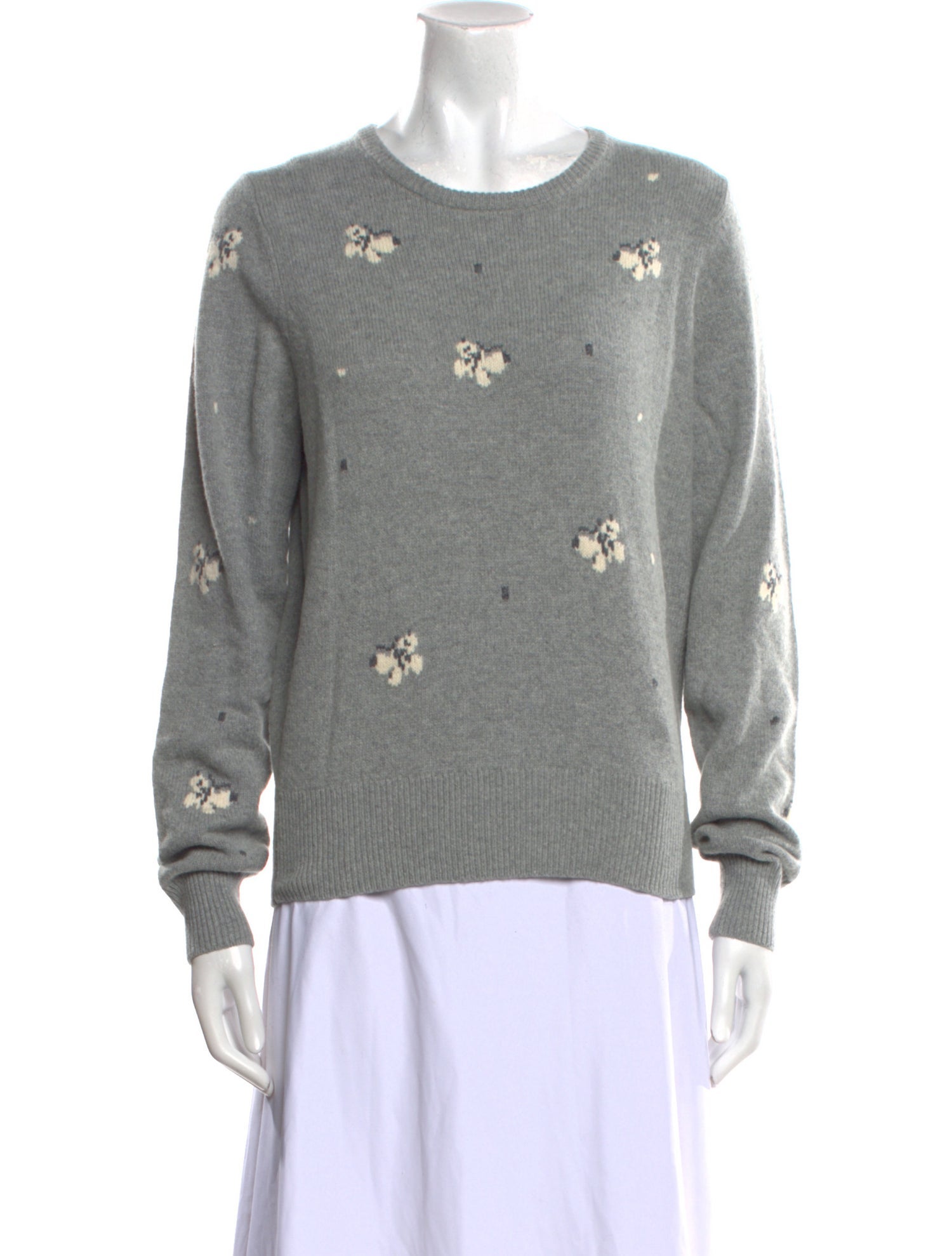La Vie Rebecca Taylor Wool Crew Neck Sweater