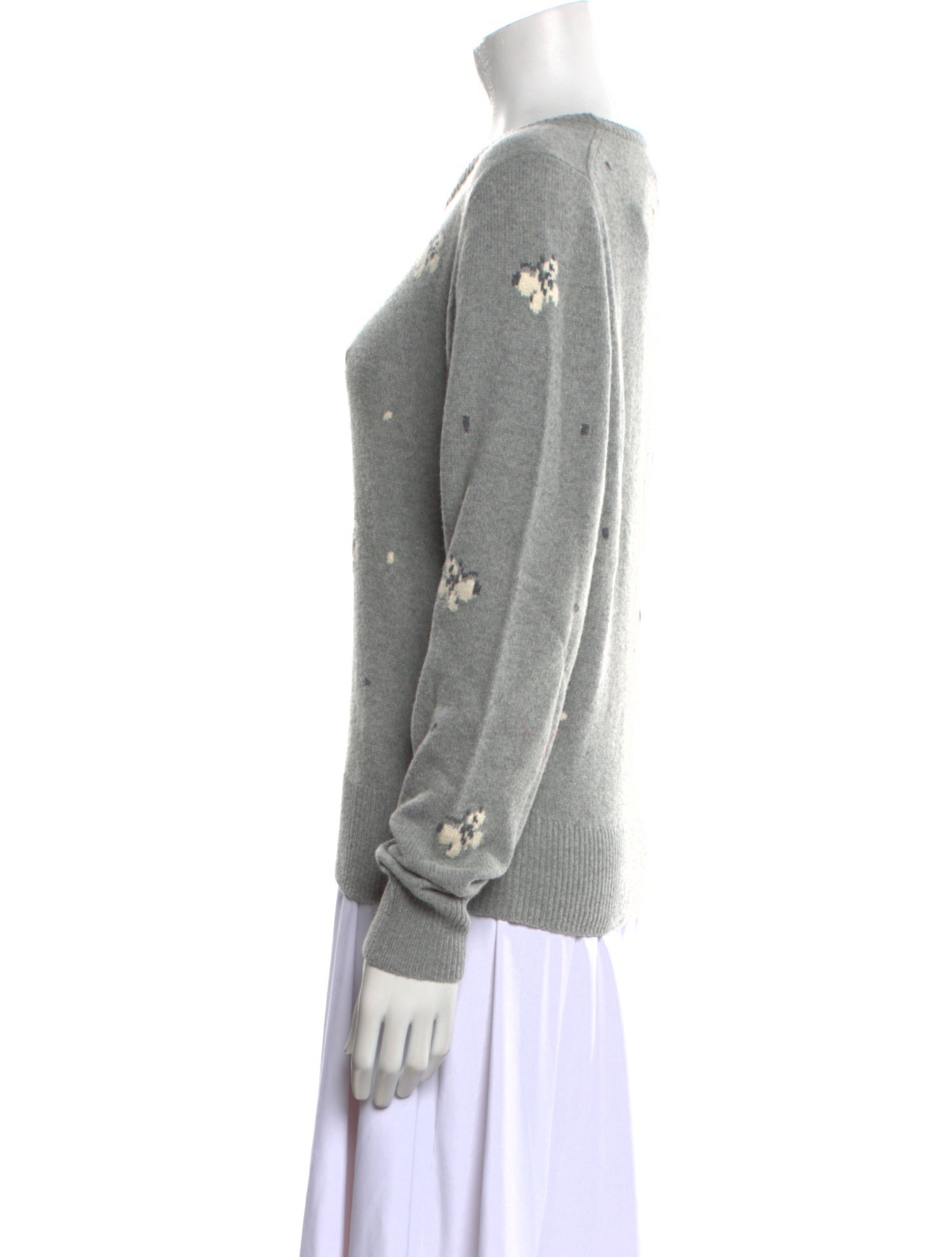 La Vie Rebecca Taylor Wool Crew Neck Sweater