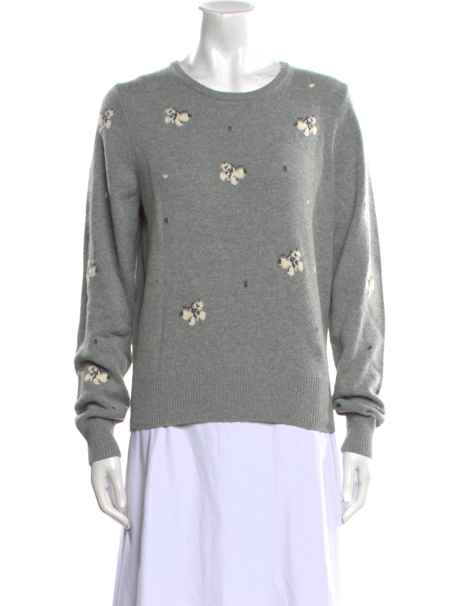 La Vie Rebecca Taylor Wool Crew Neck Sweater
