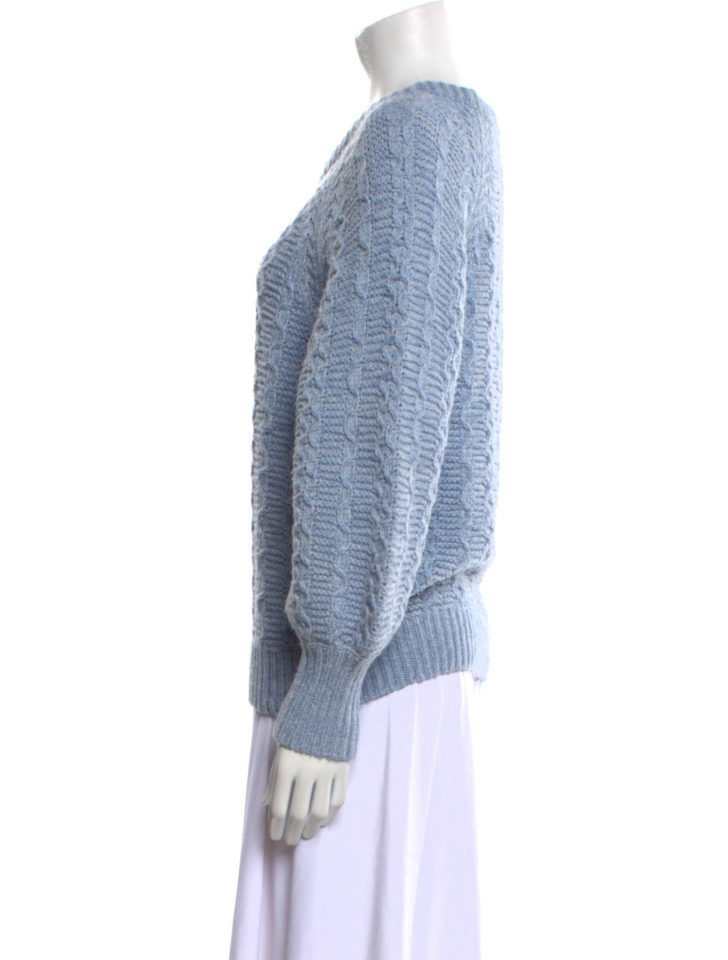 La Vie Rebecca Taylor Merino Wool Scoop Neck Sweater