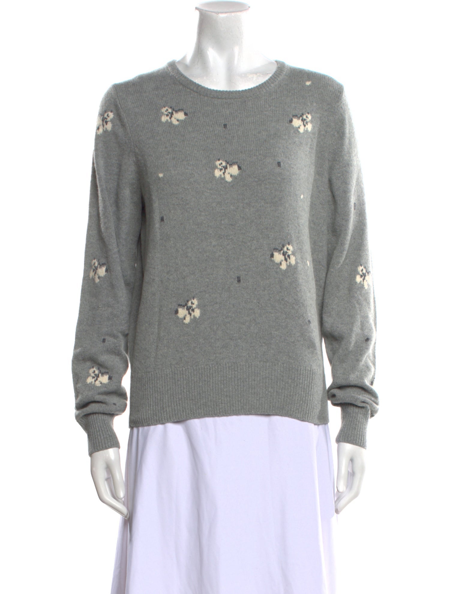La Vie Rebecca Taylor Wool Crew Neck Sweater