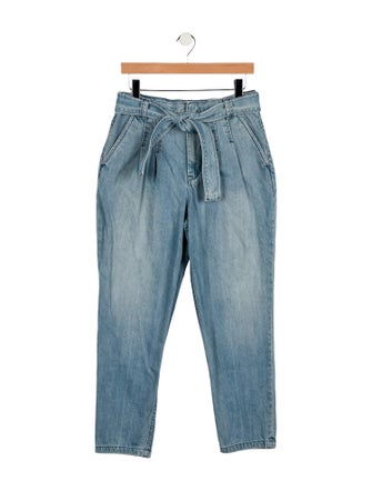 La Vie Rebecca Taylor High-Rise Straight Leg Jeans