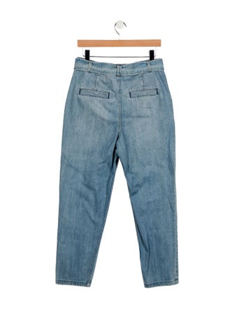 La Vie Rebecca Taylor High-Rise Straight Leg Jeans