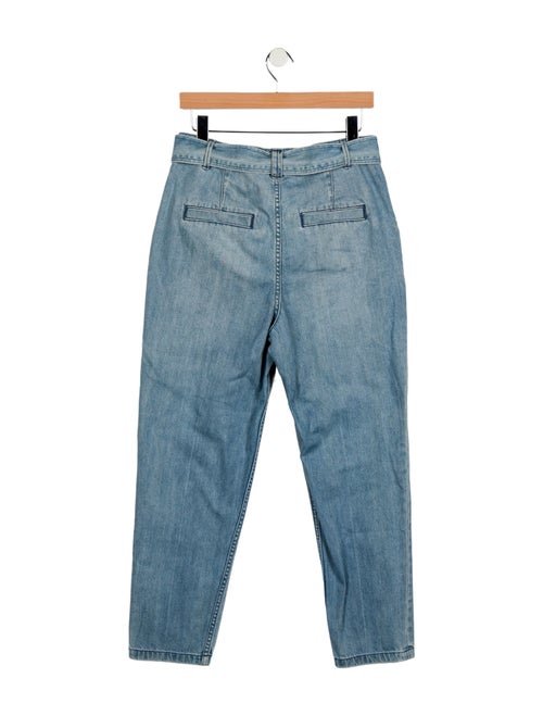 La Vie Rebecca Taylor High-Rise Straight Leg Jeans