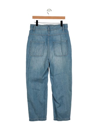 La Vie Rebecca Taylor High-Rise Straight Leg Jeans