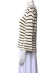 La Vie Rebecca Taylor Striped Turtleneck Sweater