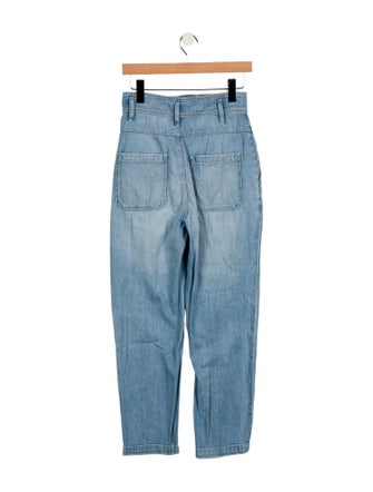 La Vie Rebecca Taylor High-Rise Straight Leg Jeans