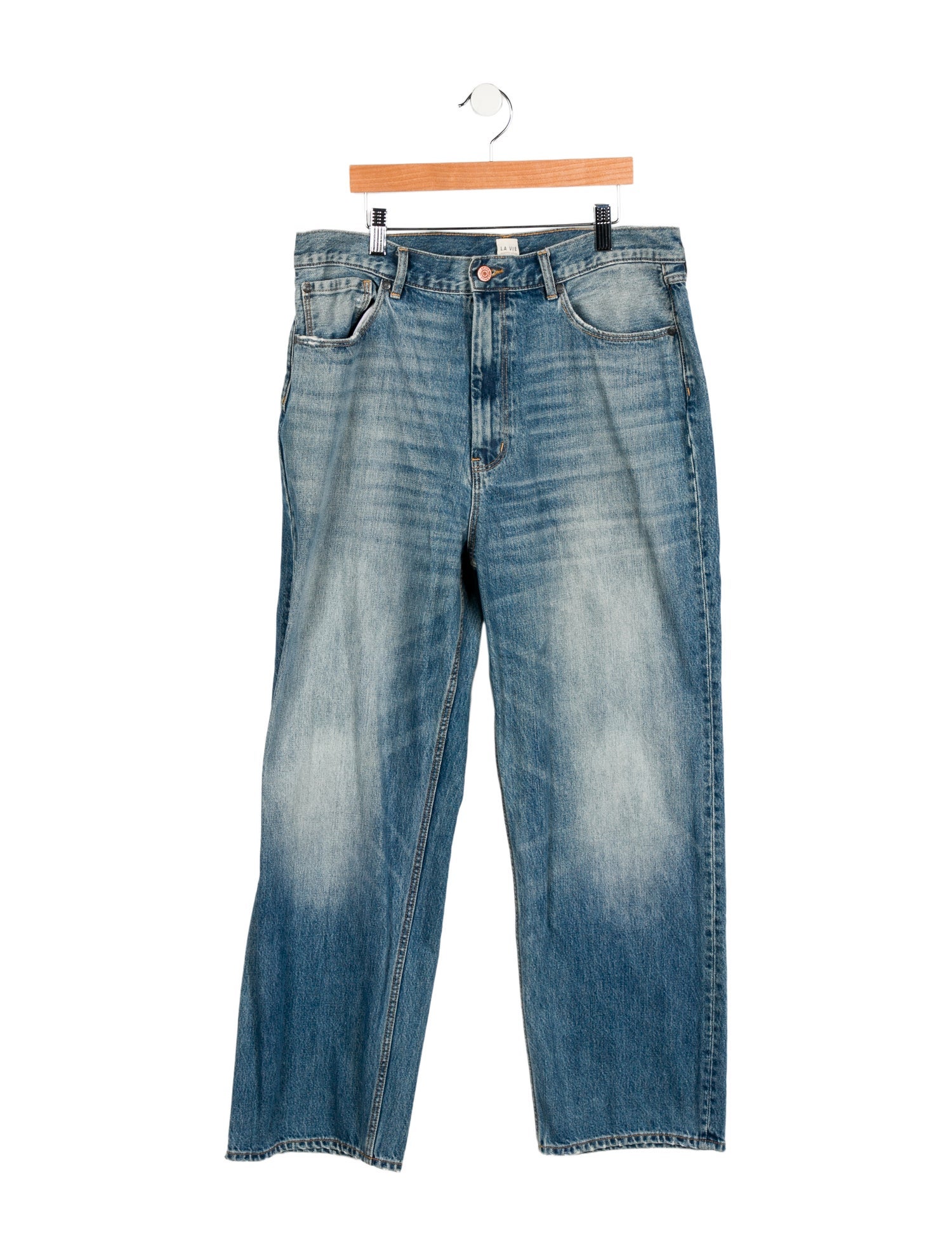 La Vie Rebecca Taylor High-Rise Wide Leg Jeans