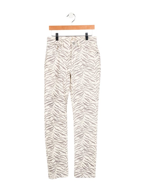 La Vie Rebecca Taylor Mid-Rise Straight Leg Jeans