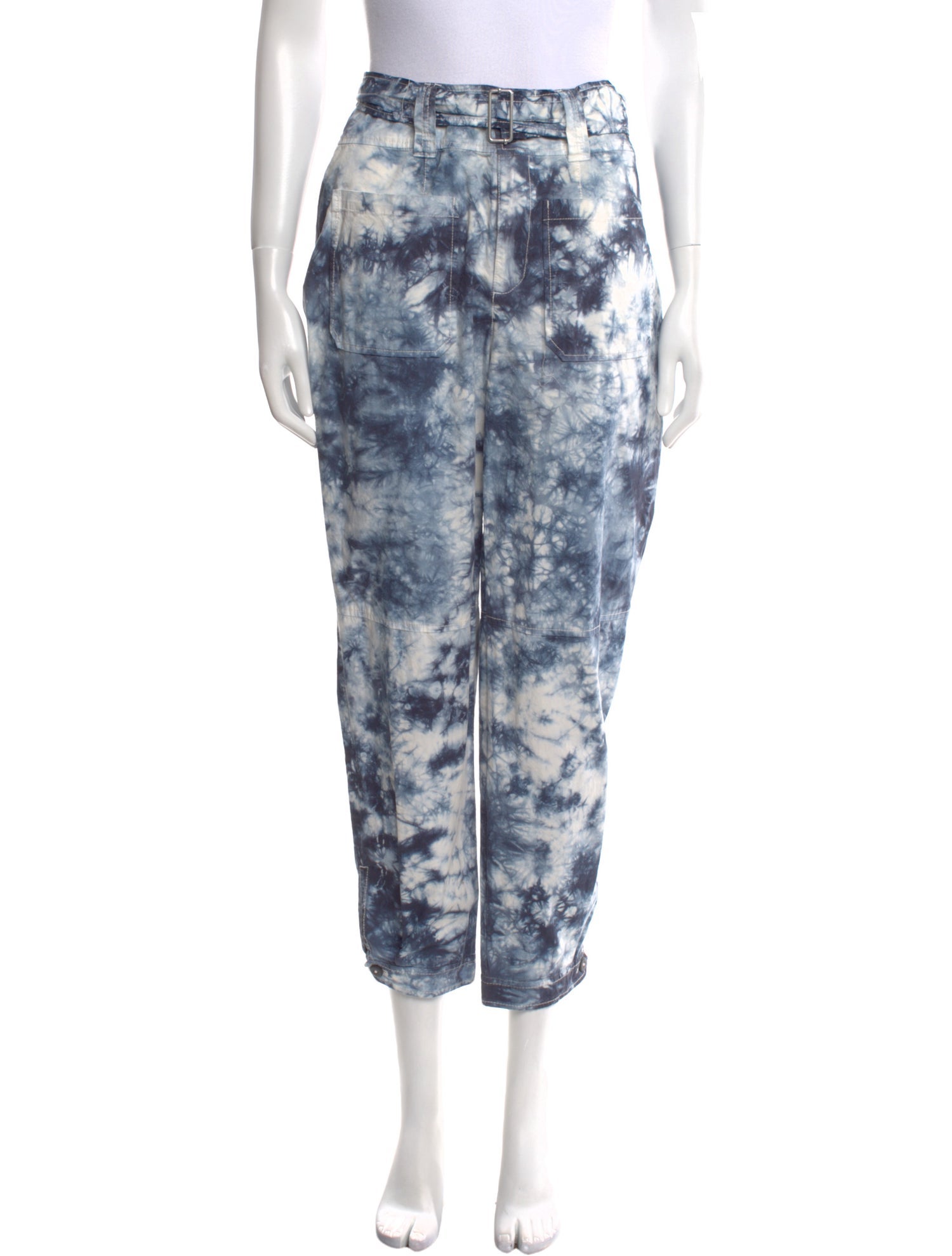 La Vie Rebecca Taylor Tie-Dye Print Skinny Leg Pants