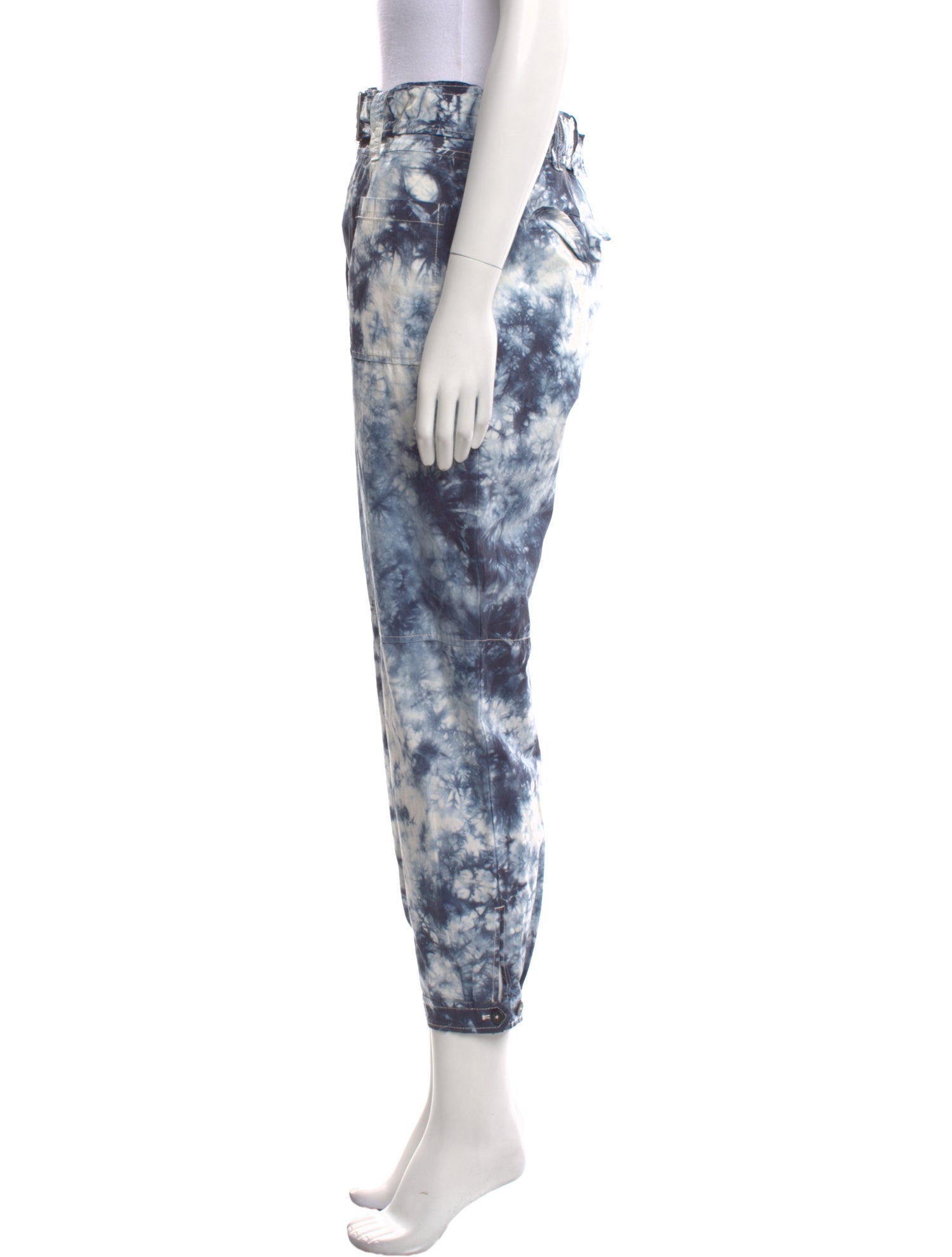La Vie Rebecca Taylor Tie-Dye Print Skinny Leg Pants