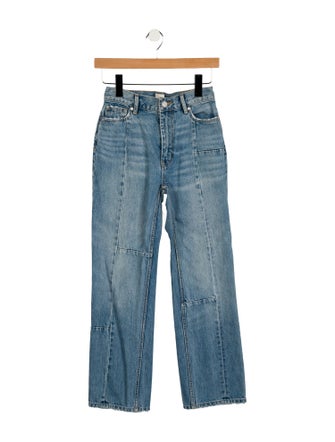 La Vie Rebecca Taylor Mid-Rise Straight Leg Jeans