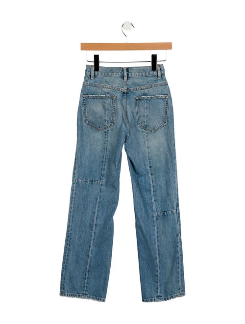 La Vie Rebecca Taylor Mid-Rise Straight Leg Jeans