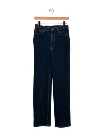La Vie Rebecca Taylor High-Rise Straight Leg Jeans