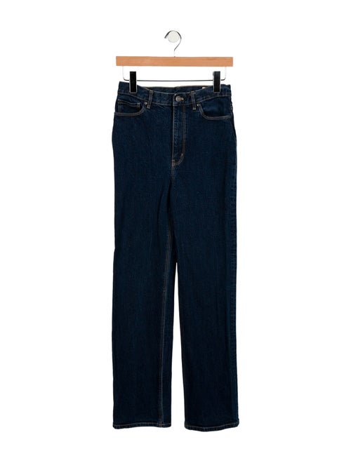 La Vie Rebecca Taylor High-Rise Straight Leg Jeans
