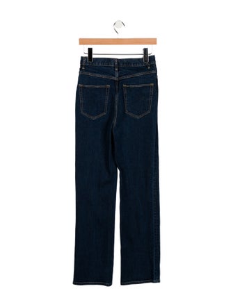 La Vie Rebecca Taylor High-Rise Straight Leg Jeans