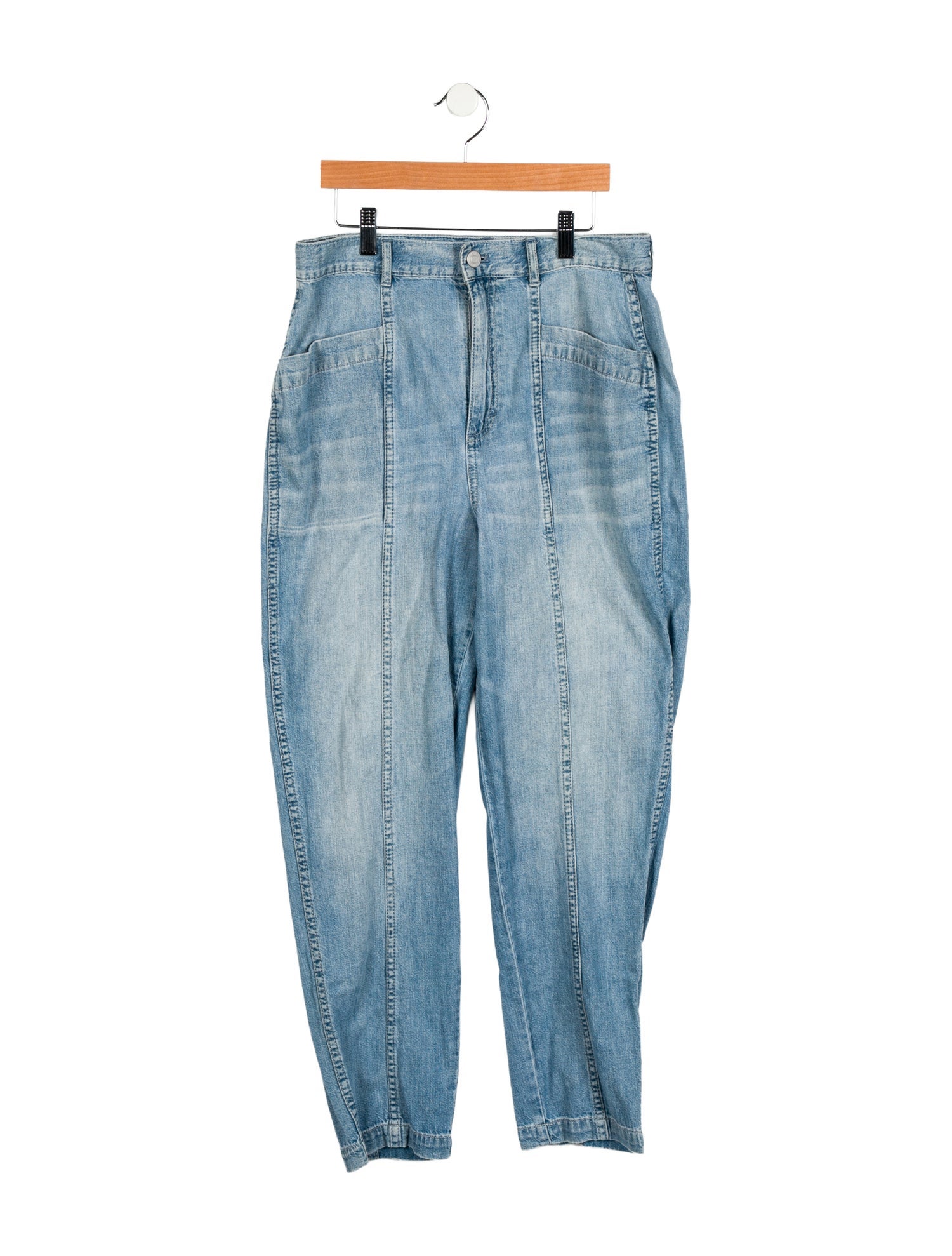 La Vie Rebecca Taylor High-Rise Straight Leg Jeans