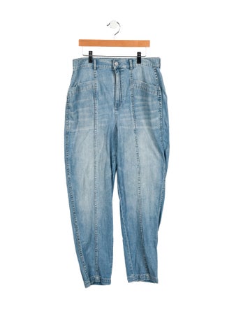 La Vie Rebecca Taylor High-Rise Straight Leg Jeans