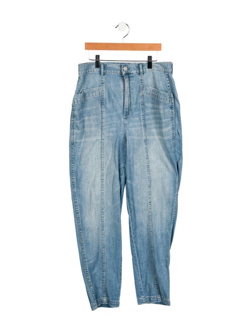 La Vie Rebecca Taylor High-Rise Straight Leg Jeans