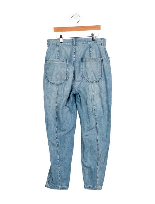 La Vie Rebecca Taylor High-Rise Straight Leg Jeans