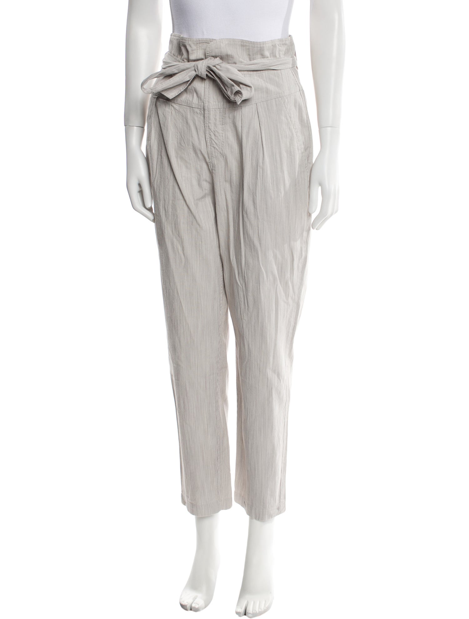 La Vie Rebecca Taylor Striped Straight Leg Pants