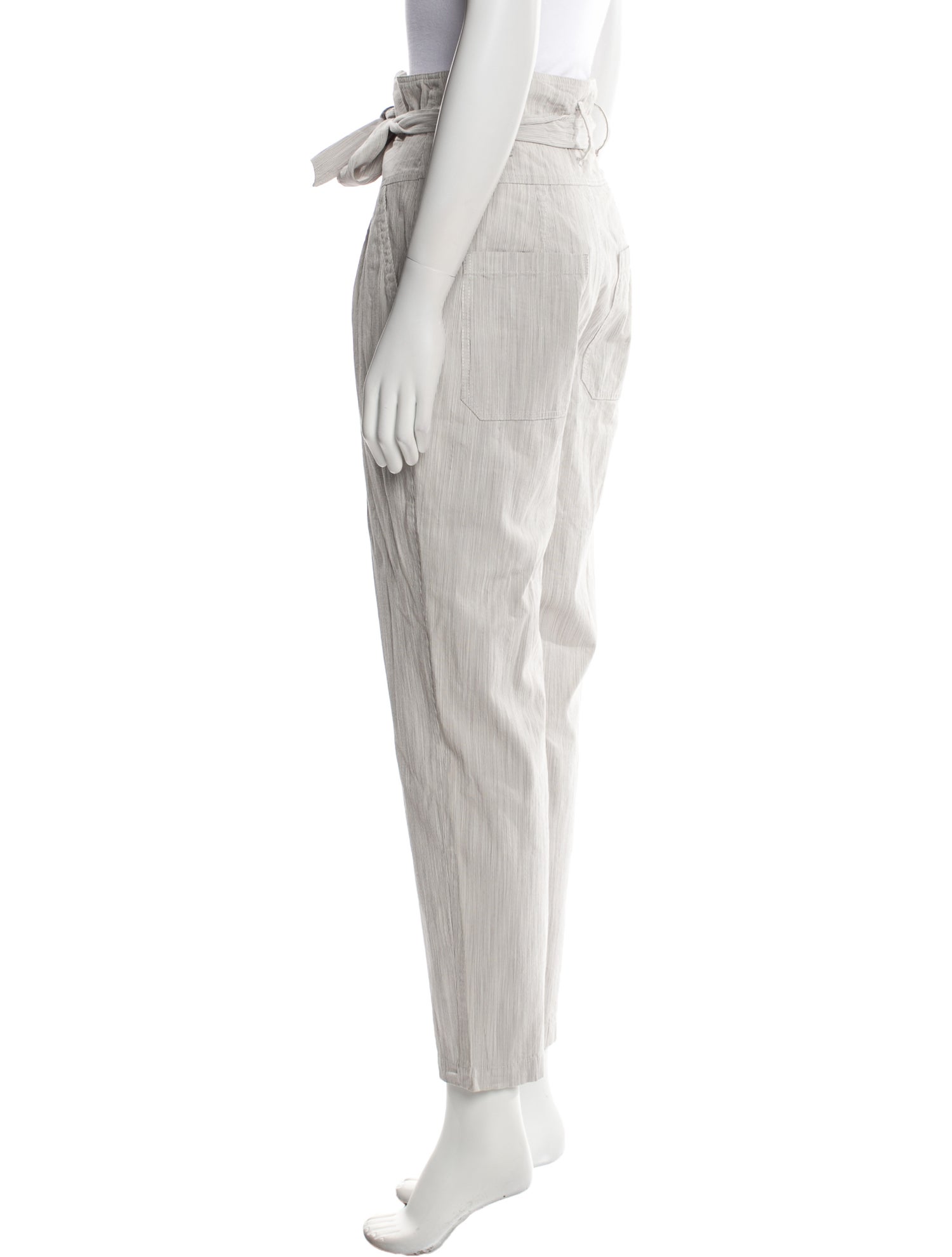 La Vie Rebecca Taylor Striped Straight Leg Pants