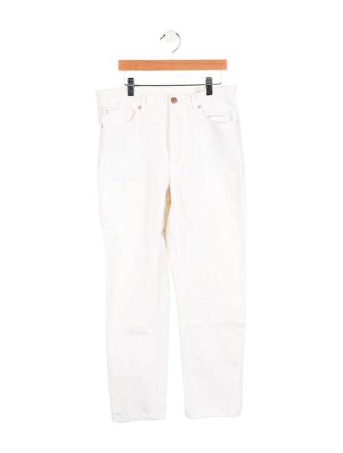 La Vie Rebecca Taylor Mid-Rise Straight Leg Jeans