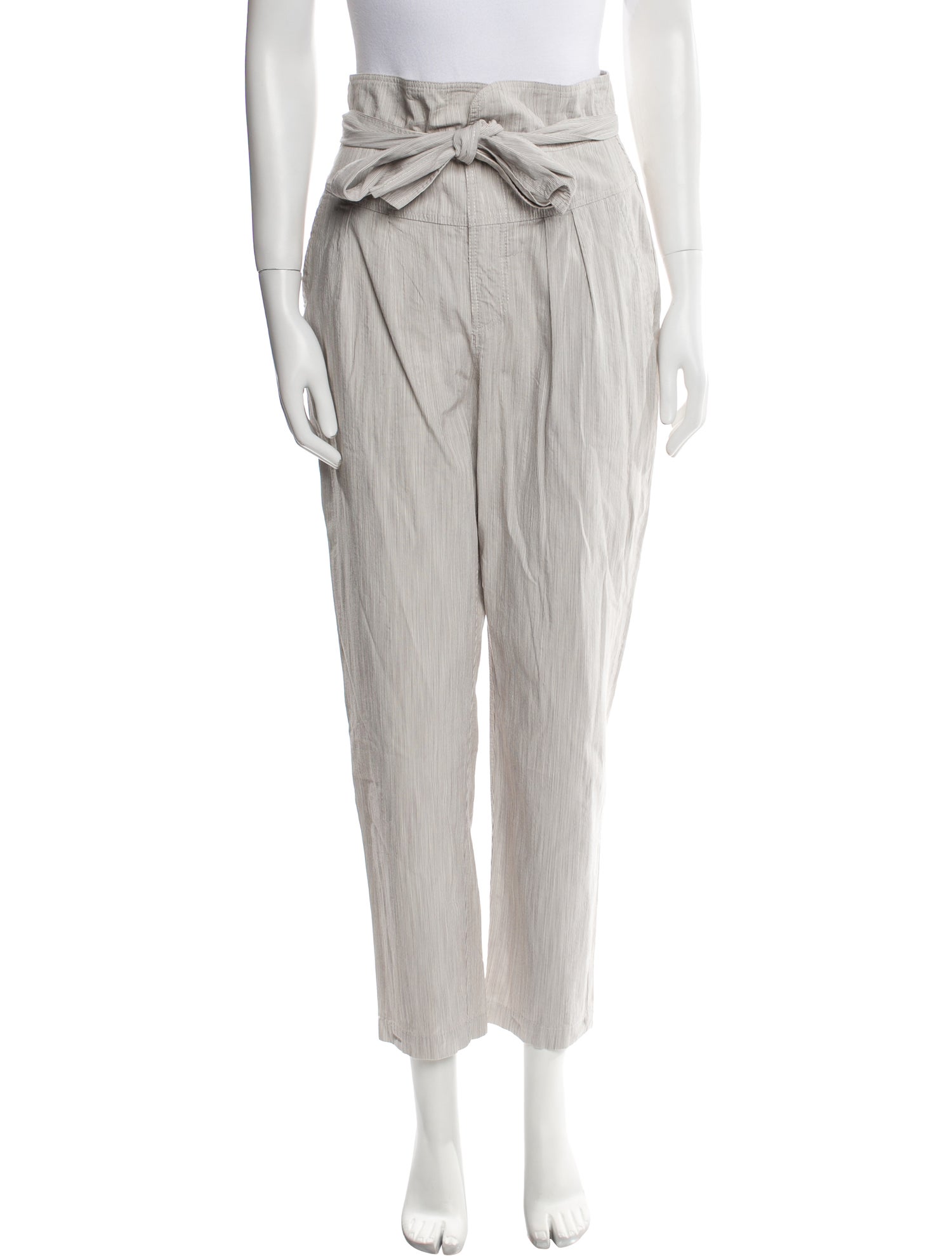 La Vie Rebecca Taylor Striped Straight Leg Pants