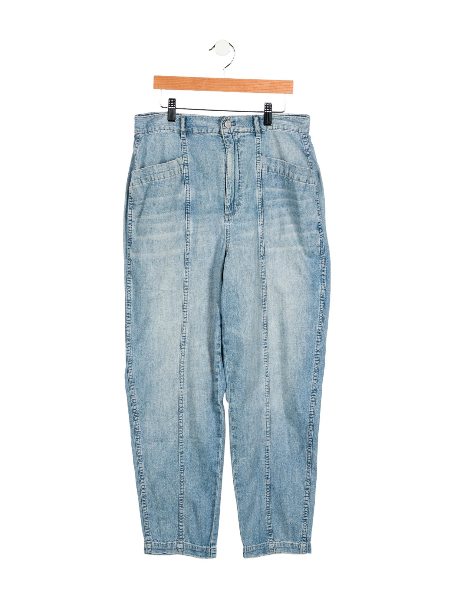 La Vie Rebecca Taylor High-Rise Straight Leg Jeans