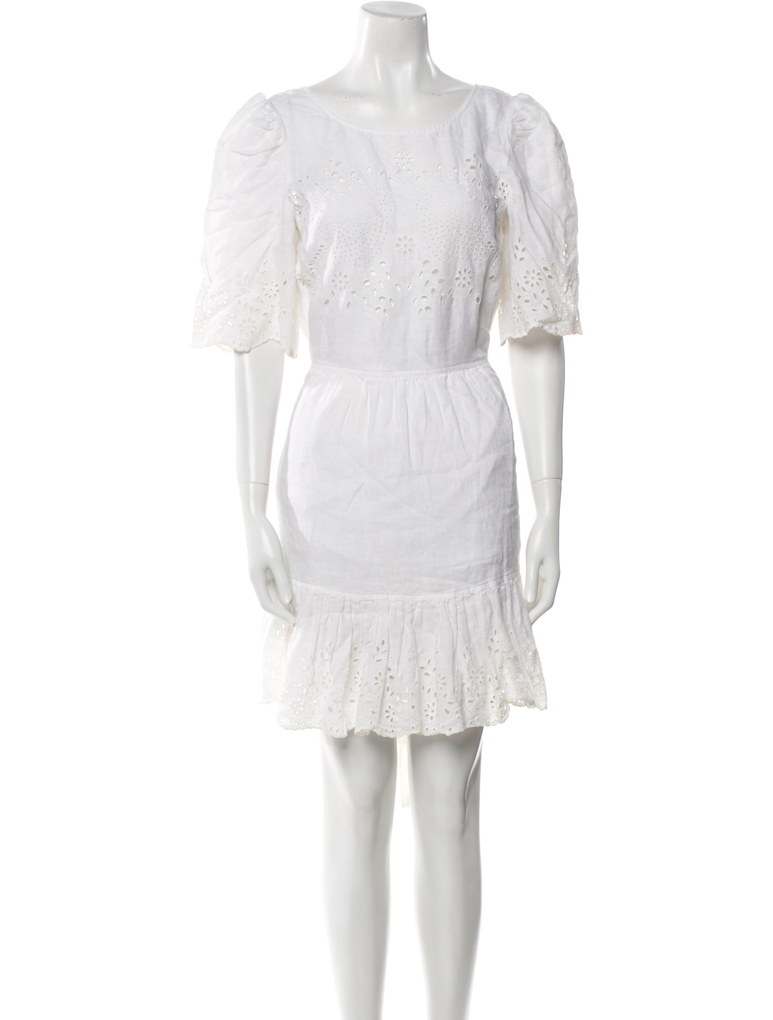 La Vie Rebecca Taylor Eyelet Mini Dress