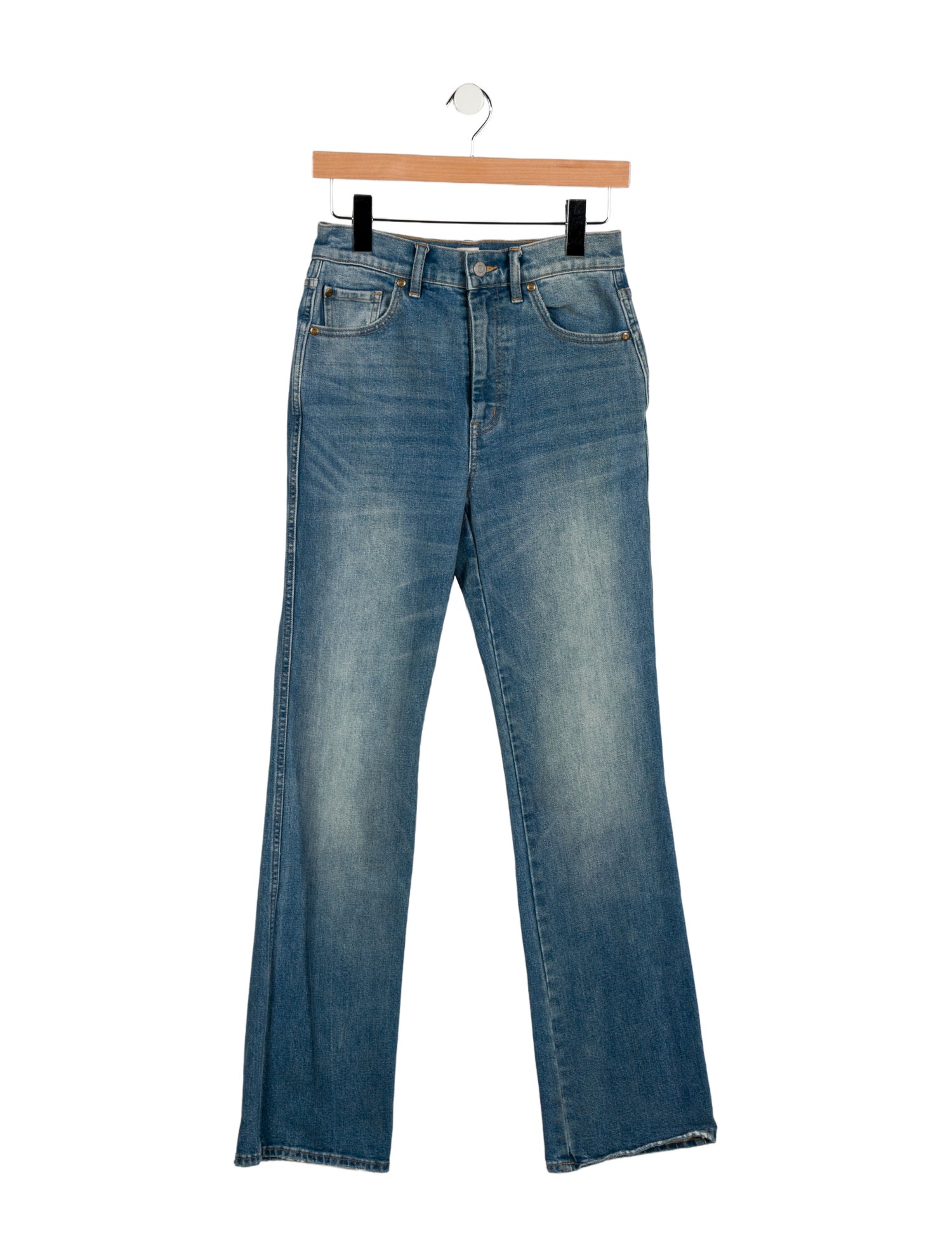 La Vie Rebecca Taylor Mid-Rise Straight Leg Jeans