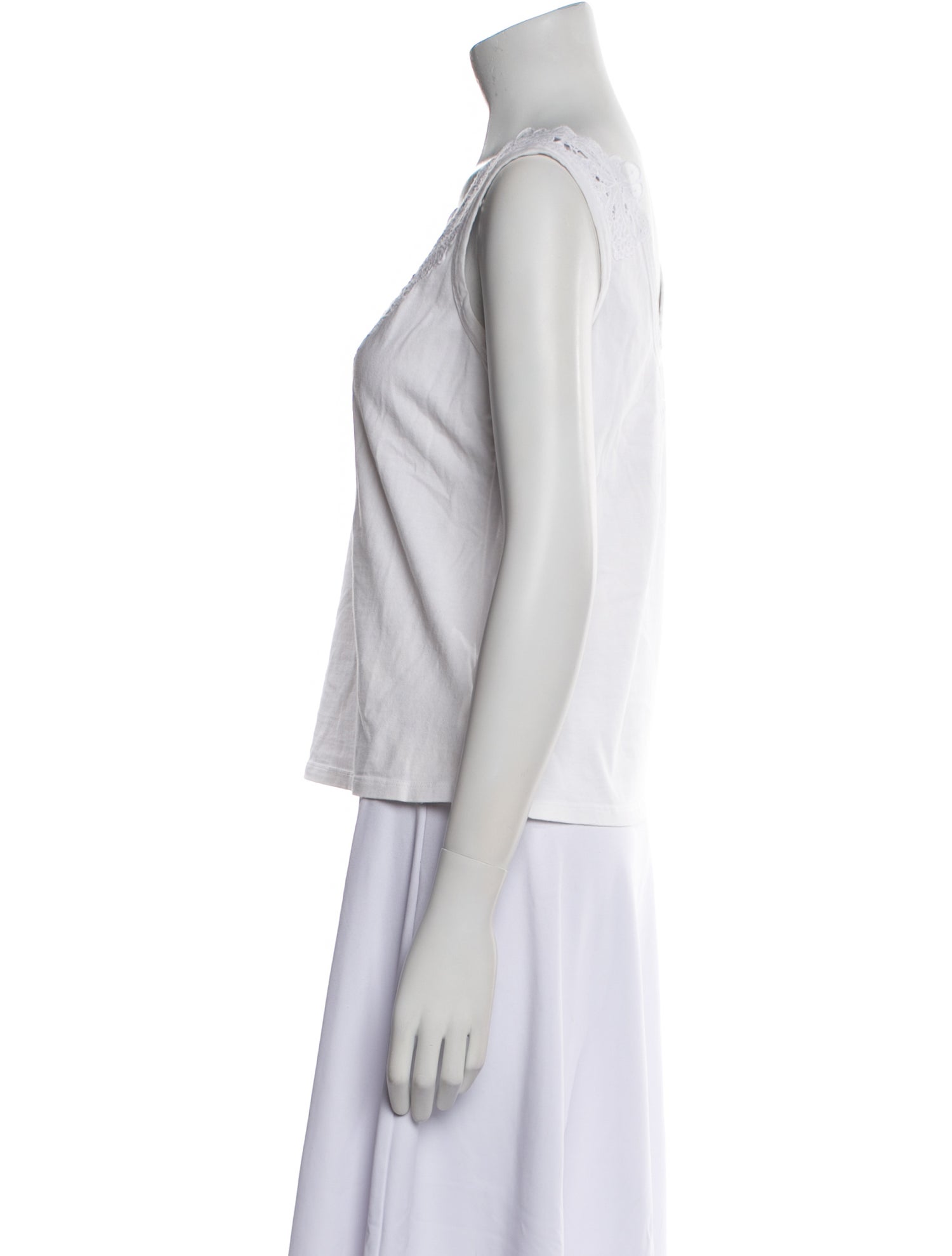 La Vie Rebecca Taylor V-Neck Sleeveless Top w/ Tags