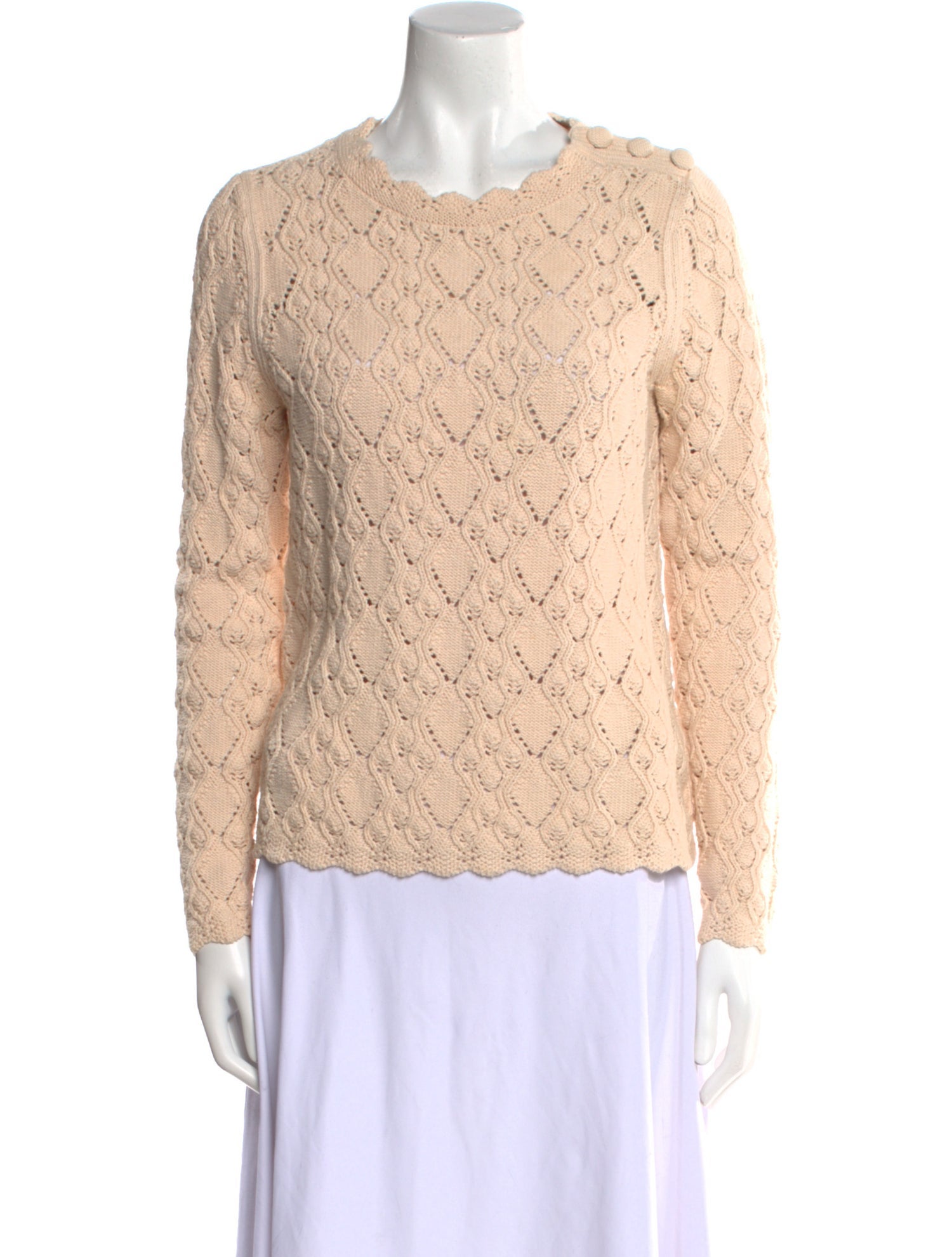 La Vie Rebecca Taylor Scoop Neck Sweater