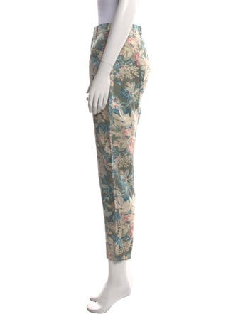 La Vie Rebecca Taylor Floral Print Skinny Leg Pants
