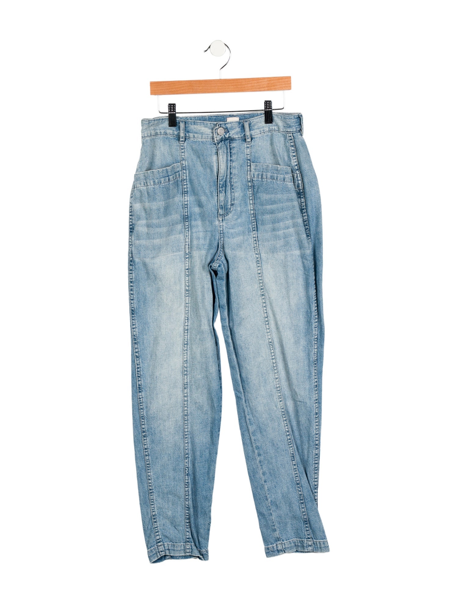 La Vie Rebecca Taylor High-Rise Straight Leg Jeans