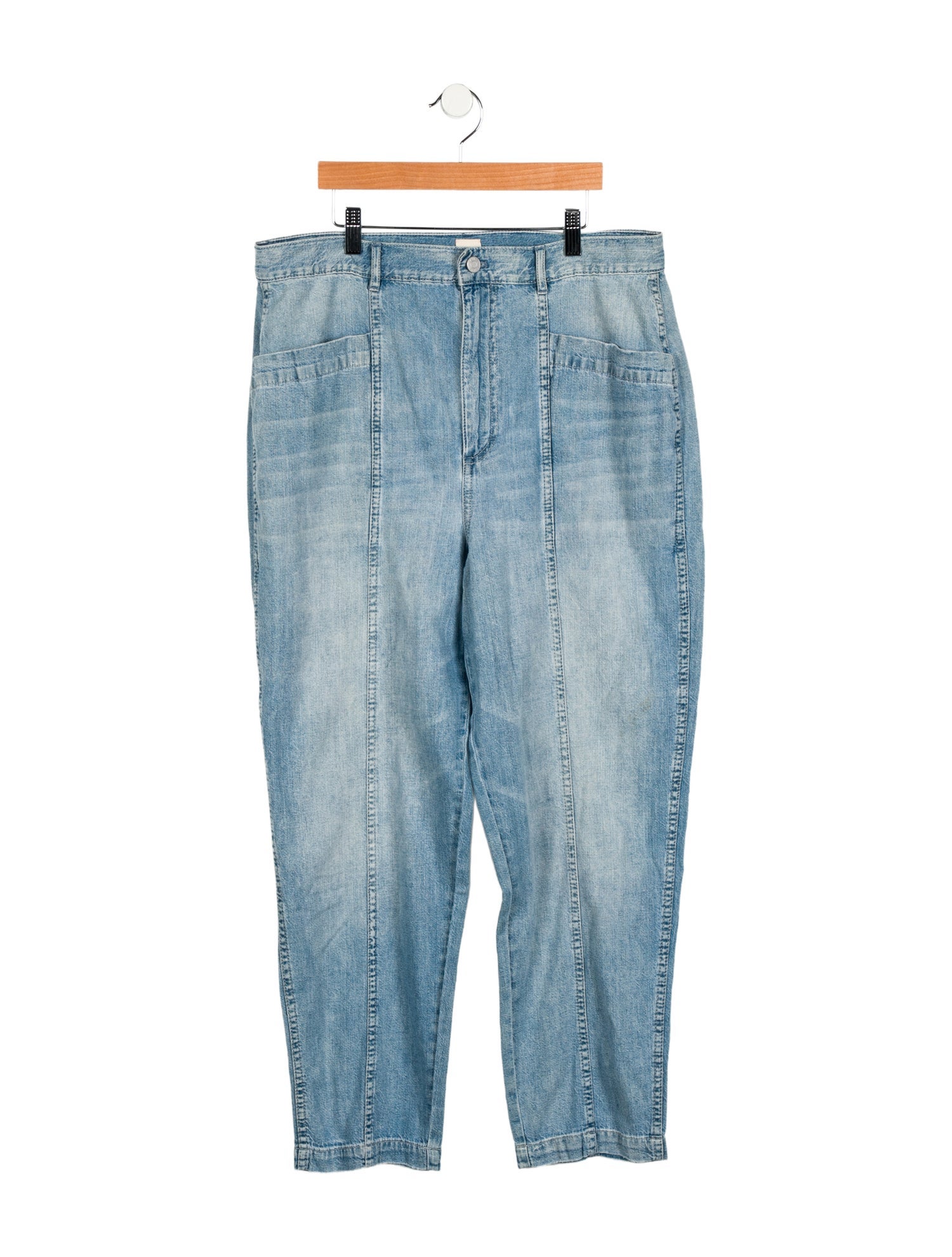 La Vie Rebecca Taylor High-Rise Straight Leg Jeans