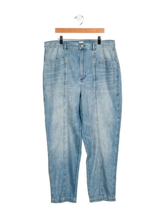 La Vie Rebecca Taylor High-Rise Straight Leg Jeans