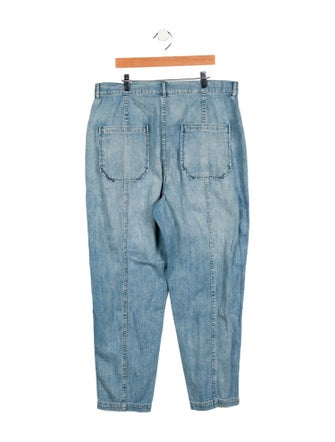 La Vie Rebecca Taylor High-Rise Straight Leg Jeans