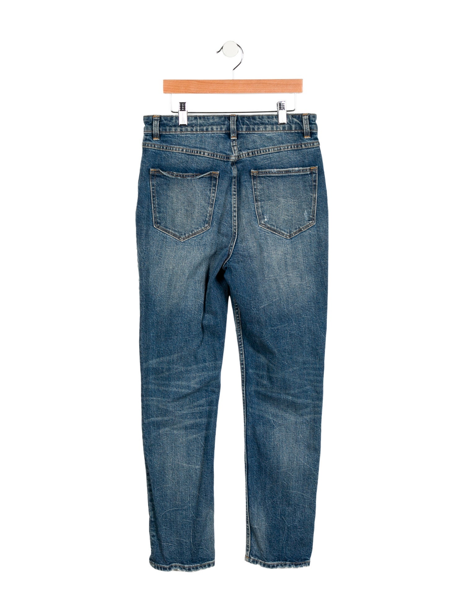 La Vie Rebecca Taylor High-Rise Straight Leg Jeans