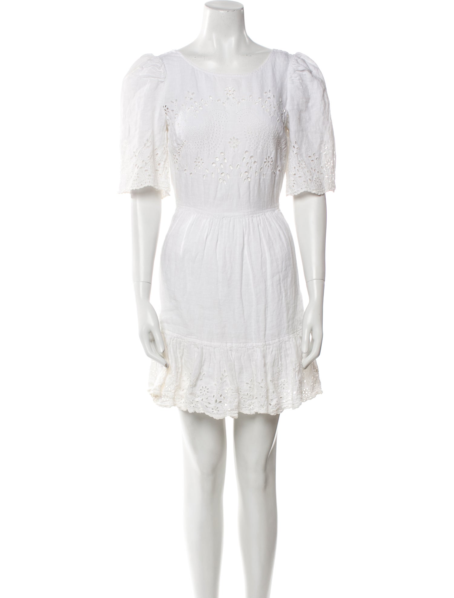 La Vie Rebecca Taylor Linen Mini Dress