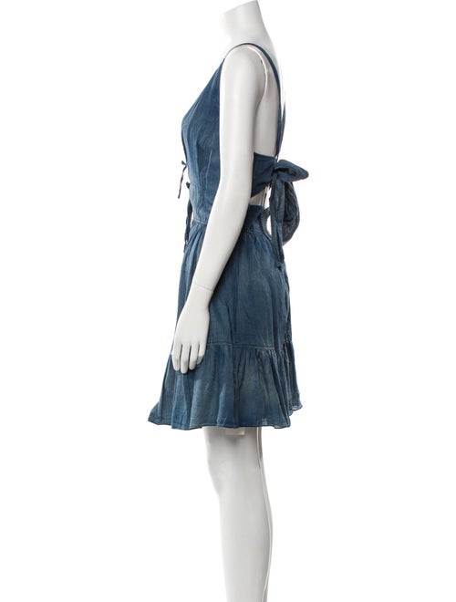 La Vie Rebecca Taylor V-Neck Knee-Length Dress