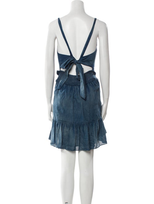 La Vie Rebecca Taylor V-Neck Knee-Length Dress