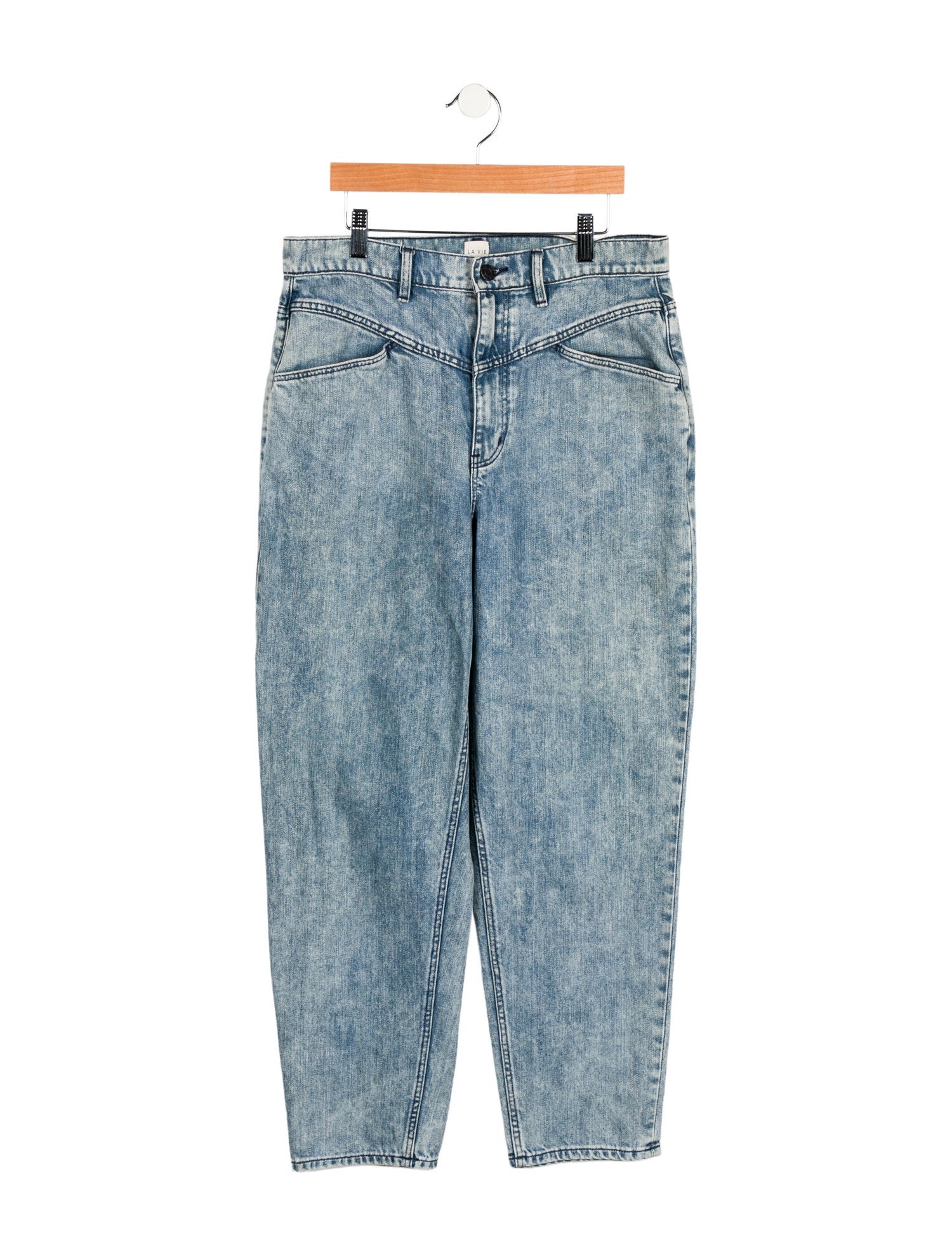 La Vie Rebecca Taylor High-Rise Straight Leg Jeans