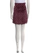 La Vie Rebecca Taylor Printed Mini Skirt