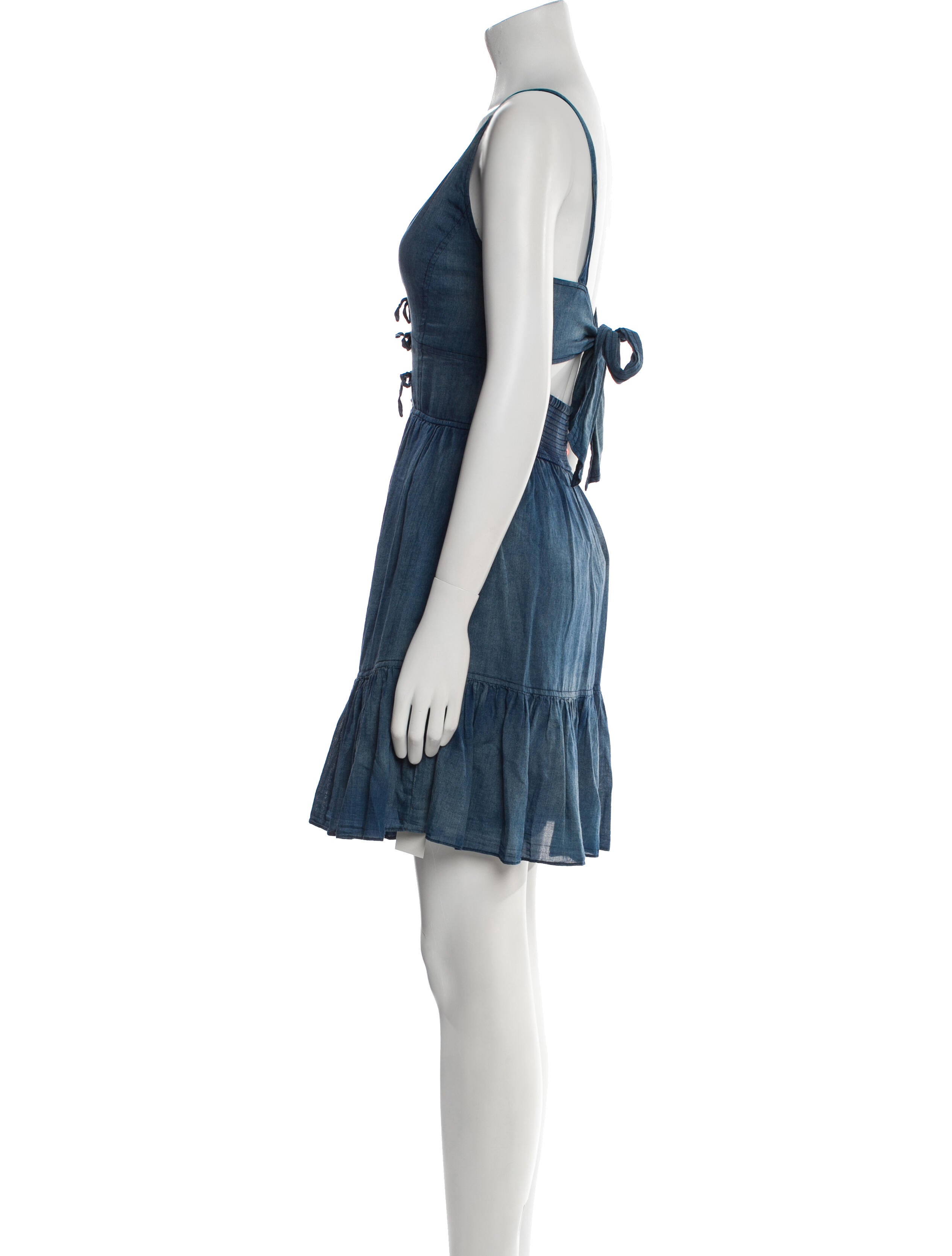 La Vie Rebecca Taylor V-Neck Mini Dress