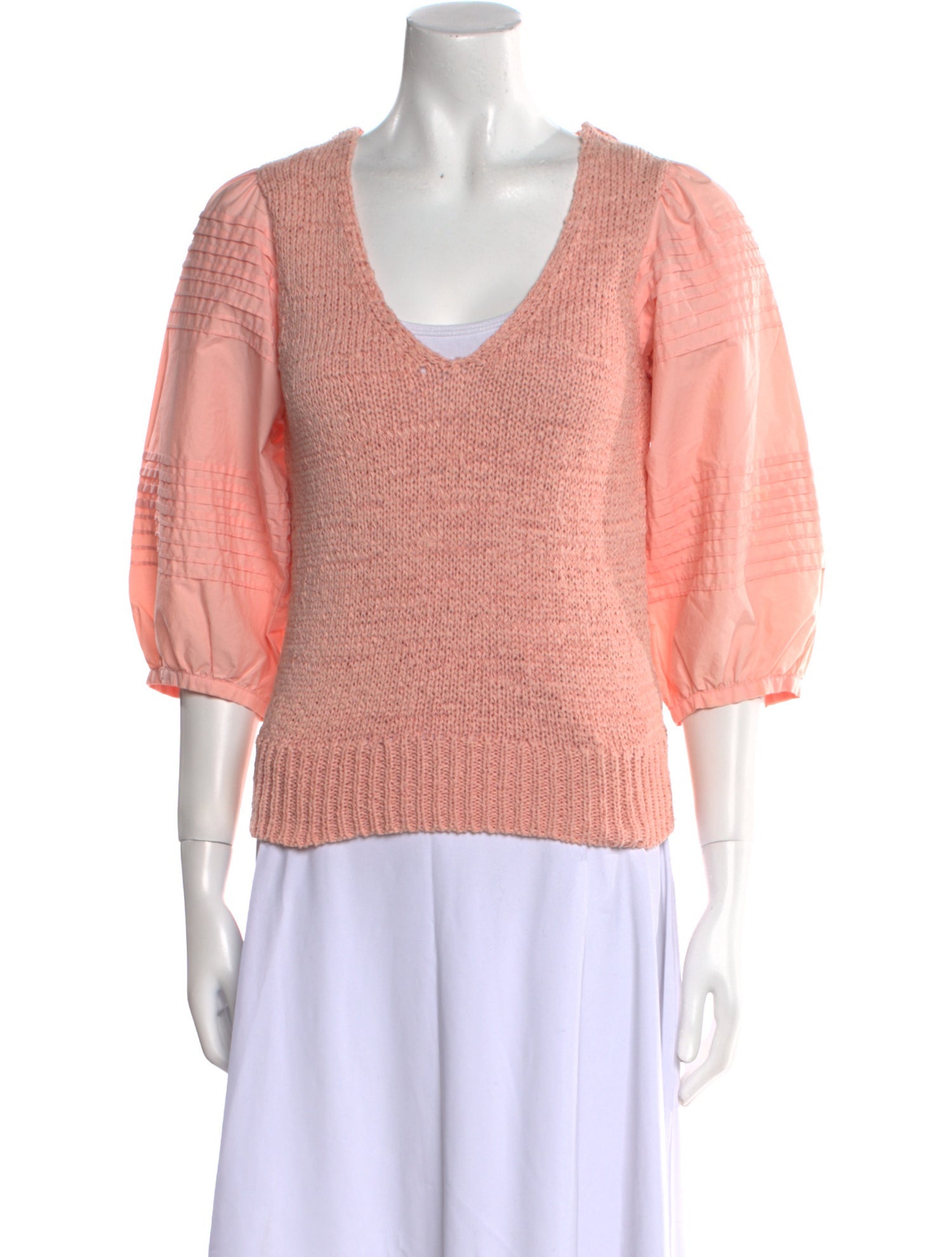 La Vie Rebecca Taylor V-Neck Sweater